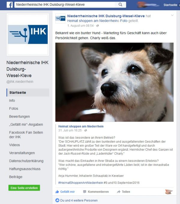 Bekannt wie ein bunter Hund SCHAUPLATZ